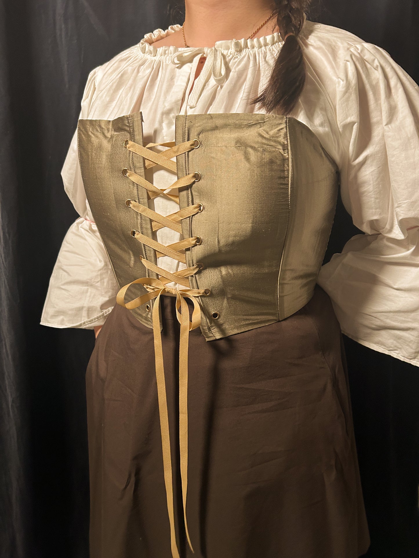 Muse Corset (Sand Gold) in L-XL
