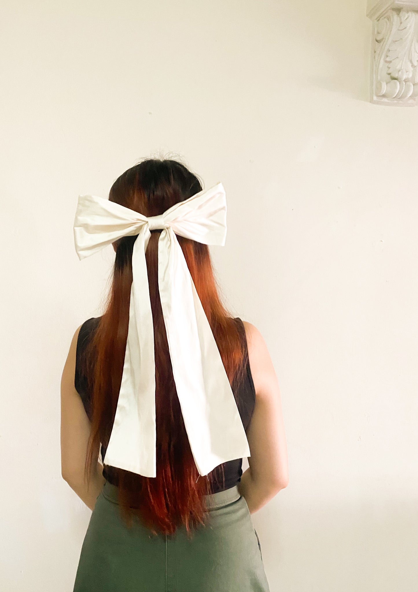 Omega Hair Bows (Long Ribbon)