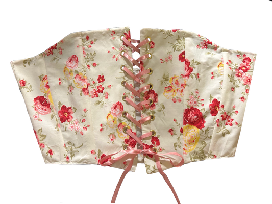 Muse Upcycled Corset Size L Floral