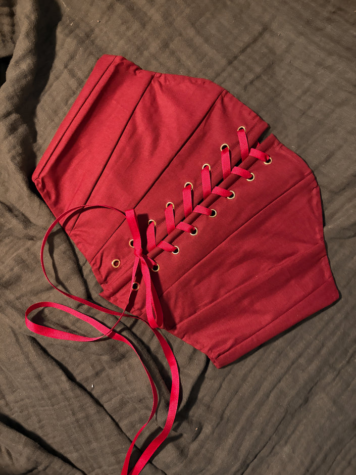 Upcycled Venus Corset (Emerald) S