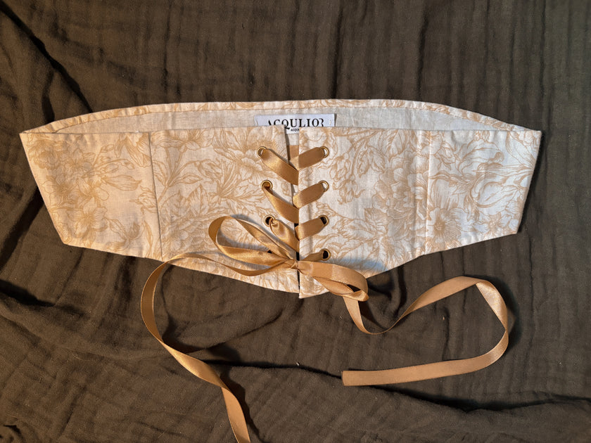 Wren Belt Size L (Ivory Bouquet)