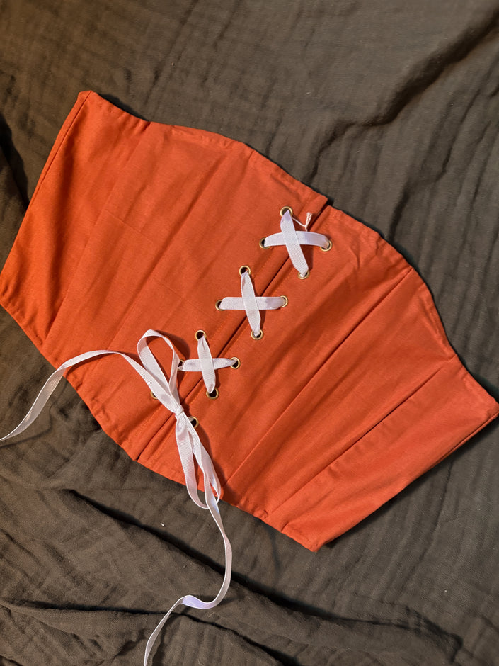 Venus Corset (Burnt Sienna) UK16/L