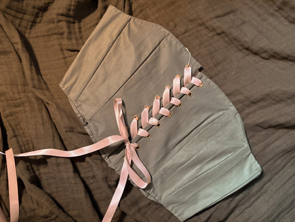 Upcycled Venus Corset (Emerald) S