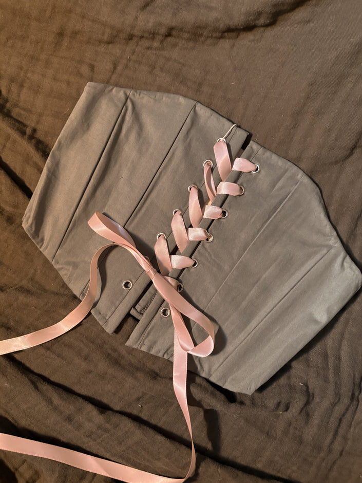 Upcycled Venus Corset (Emerald) S
