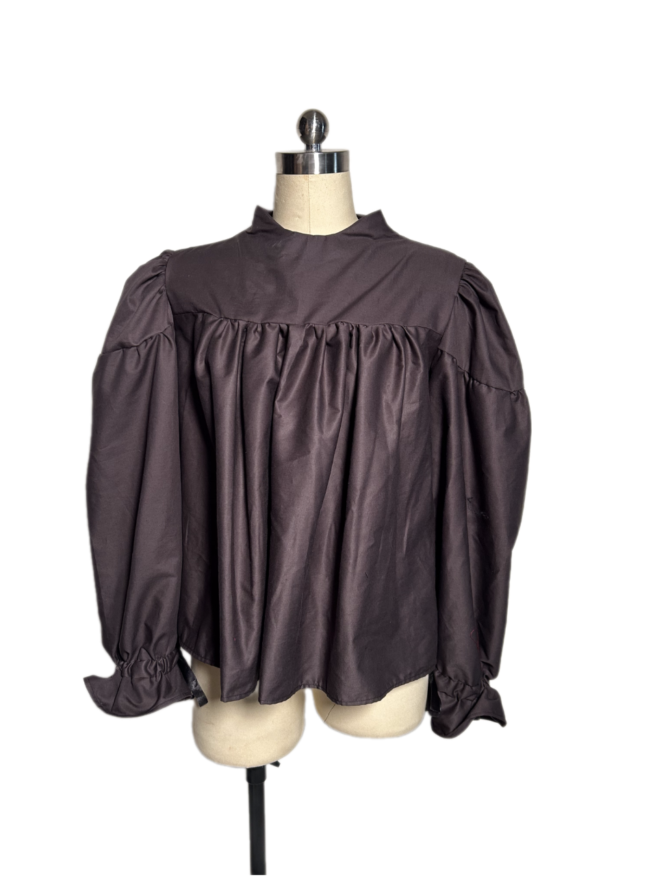 Odette Top (Black Cotton) in M