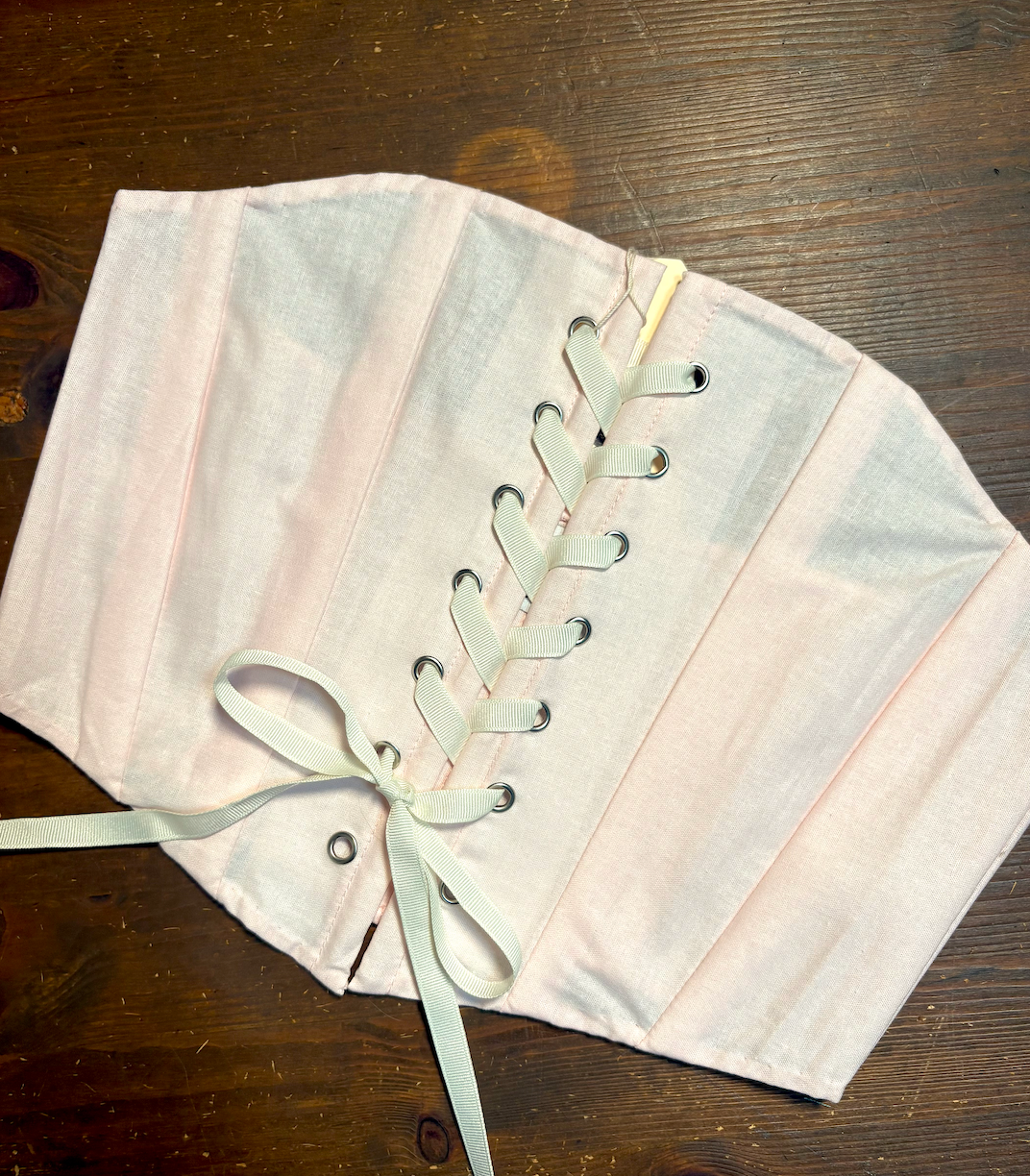 Venus Corset (Candyfloss Pink Cotton)