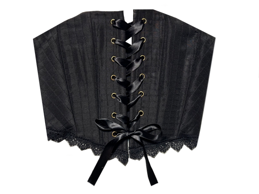 Upcycled Venus Corset in XS/S (black)