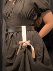Pink Ribbon White Cotton Eldritch Belt Hike