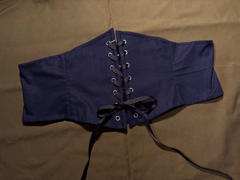 Darling Waspie Corset (Navy Blue UK18/XL