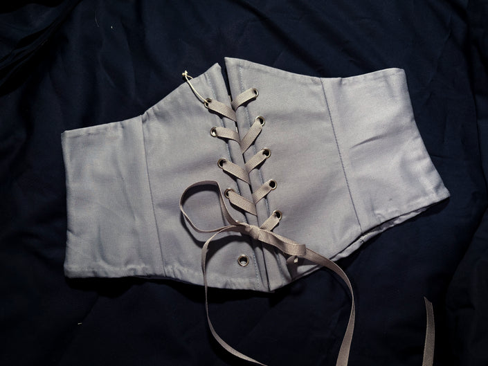 Darling Waspie Corset (Dumortierite) UK6/XS