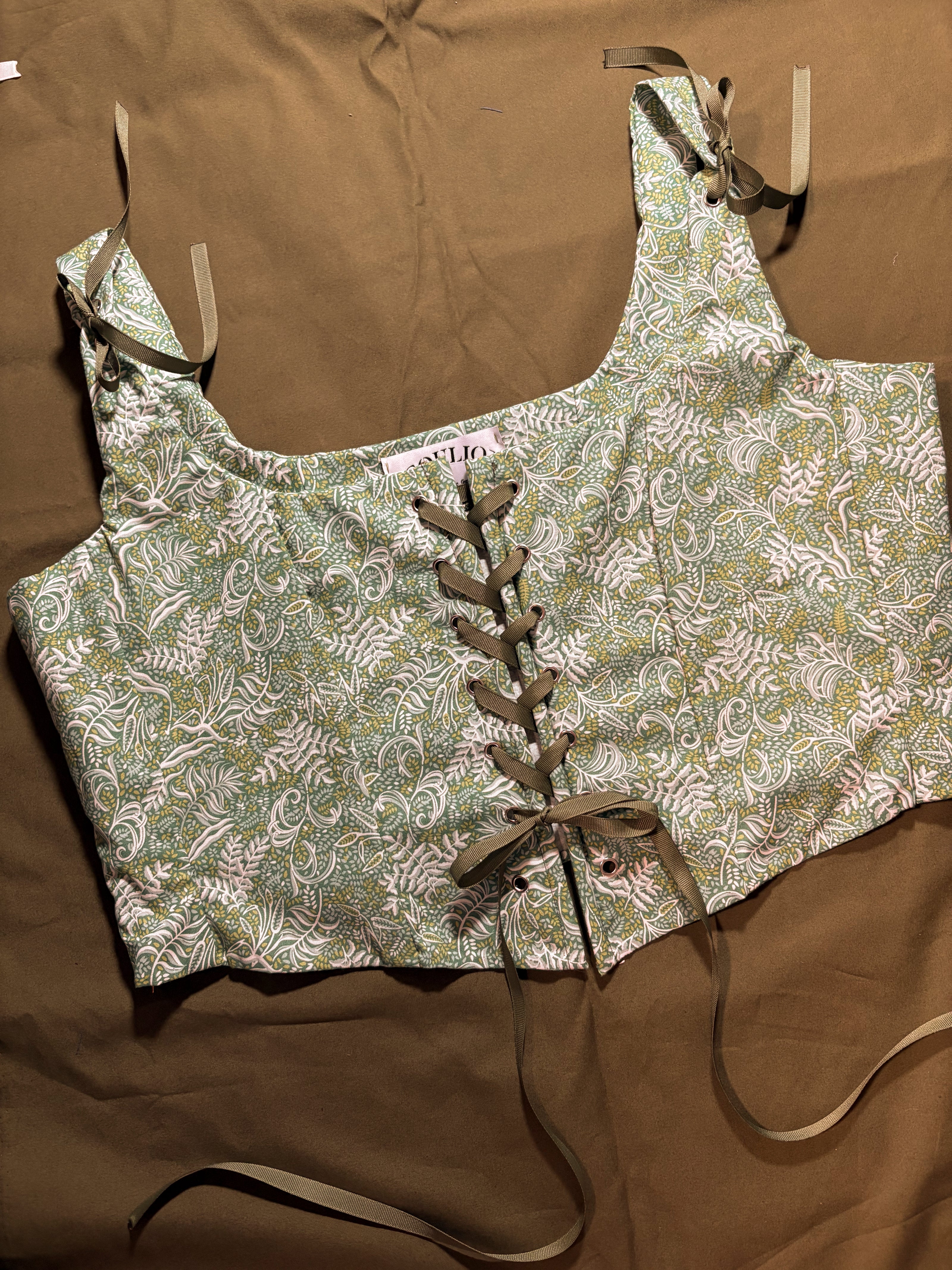Vienna Corset Stays (Rustling Grasses) in UK 20