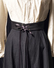Caelus Corset Belt (Onyx Diamonds) (Upcycled)