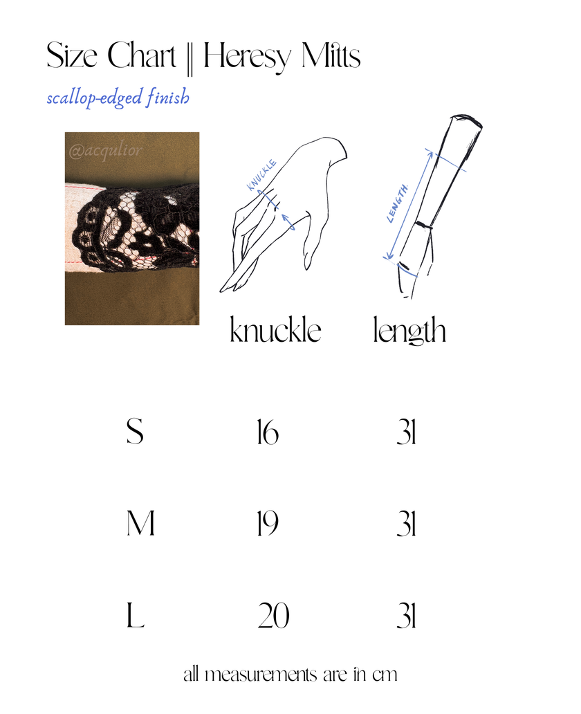 Heresy Mitts : Velvet Obsidian