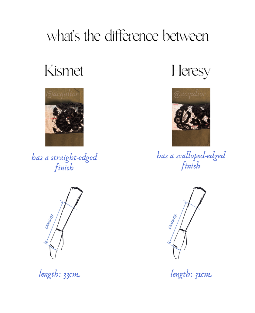 Heresy Mitts : Velvet Obsidian