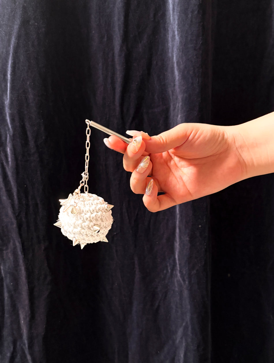 Kleos Morning Star Flail Keychain/Fidget (Ivory)