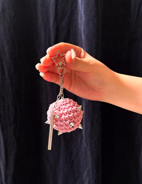 Kleos Morning Star Flail Keychain/Fidget (Rose)