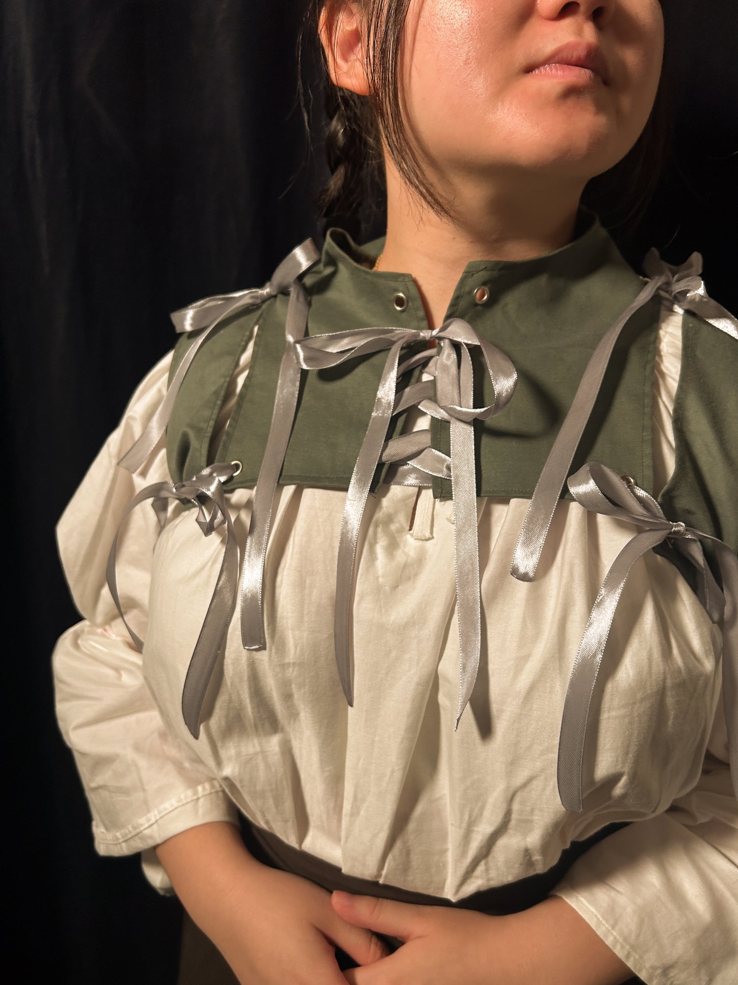 Upcycled Harper Vest (Bronzite) in L