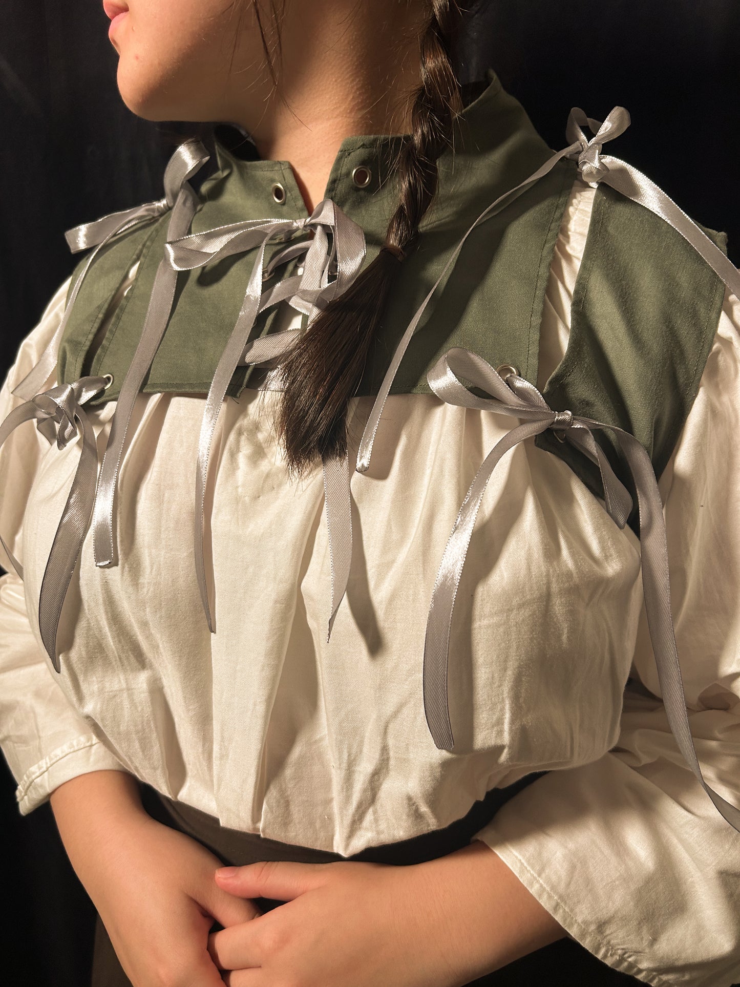 Upcycled Harper Vest (Bronzite) in L